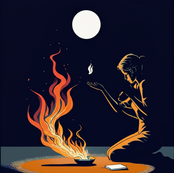 Salt of the Mothers, Fire of the Daughters: Full Moon Ritual Manual For the Full Flower Moon in Scorpio, 22° — May 12, 2025
